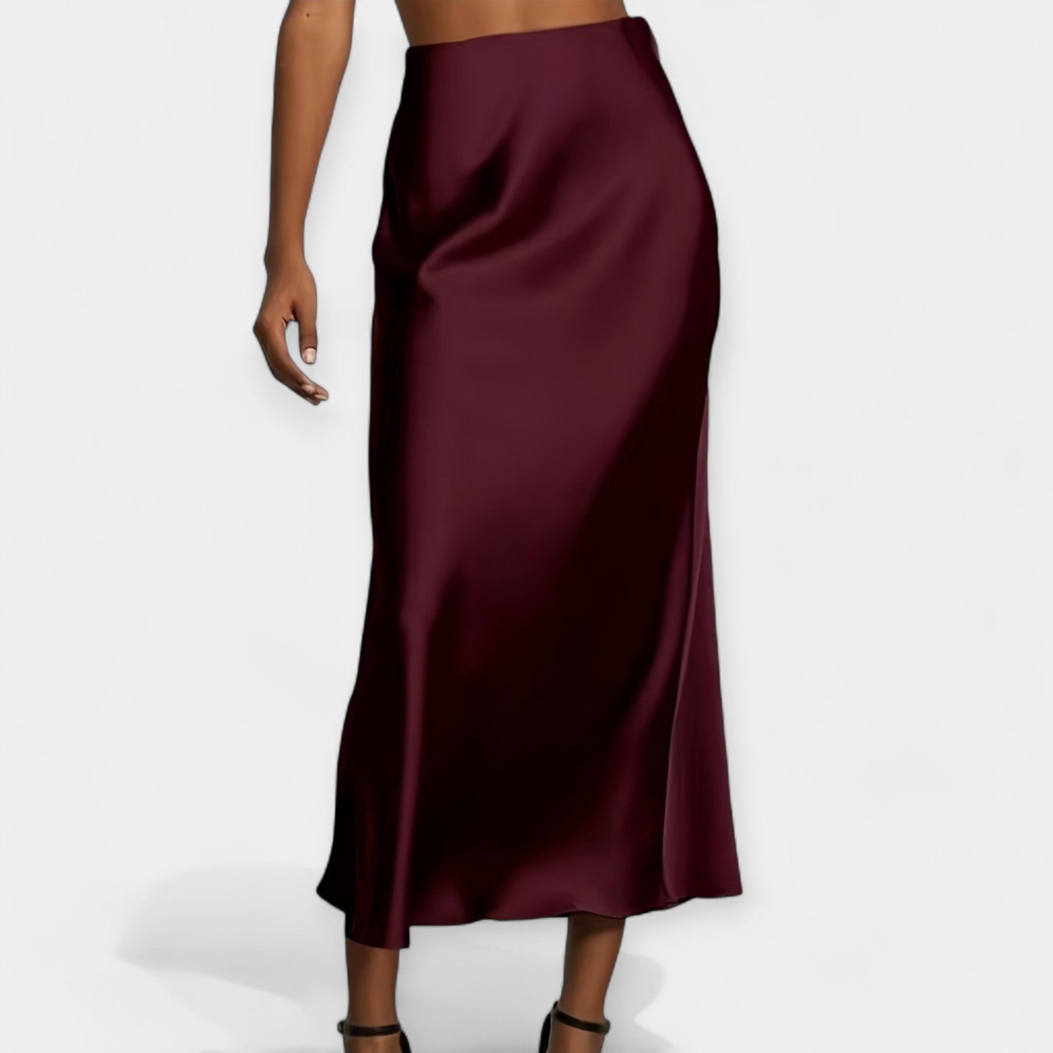 Elegant Satin Skirt
