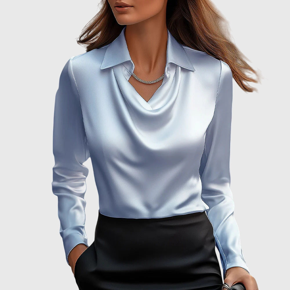 Elegant satin blouse