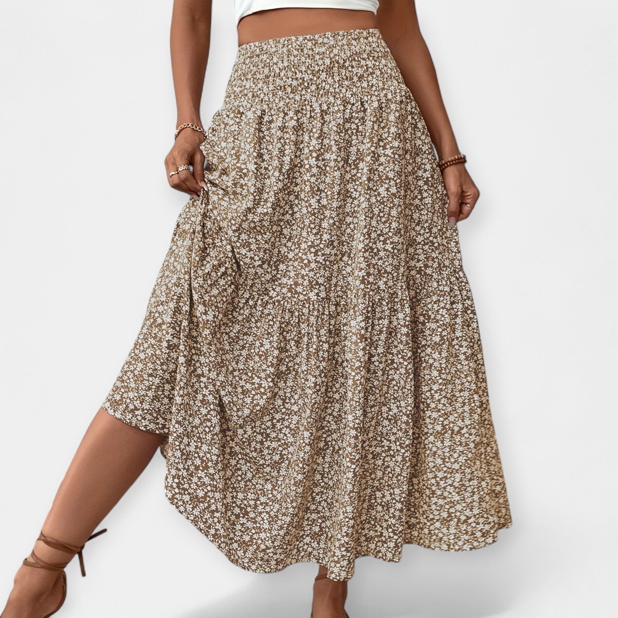 Floral Casual and Comfortable Skirt