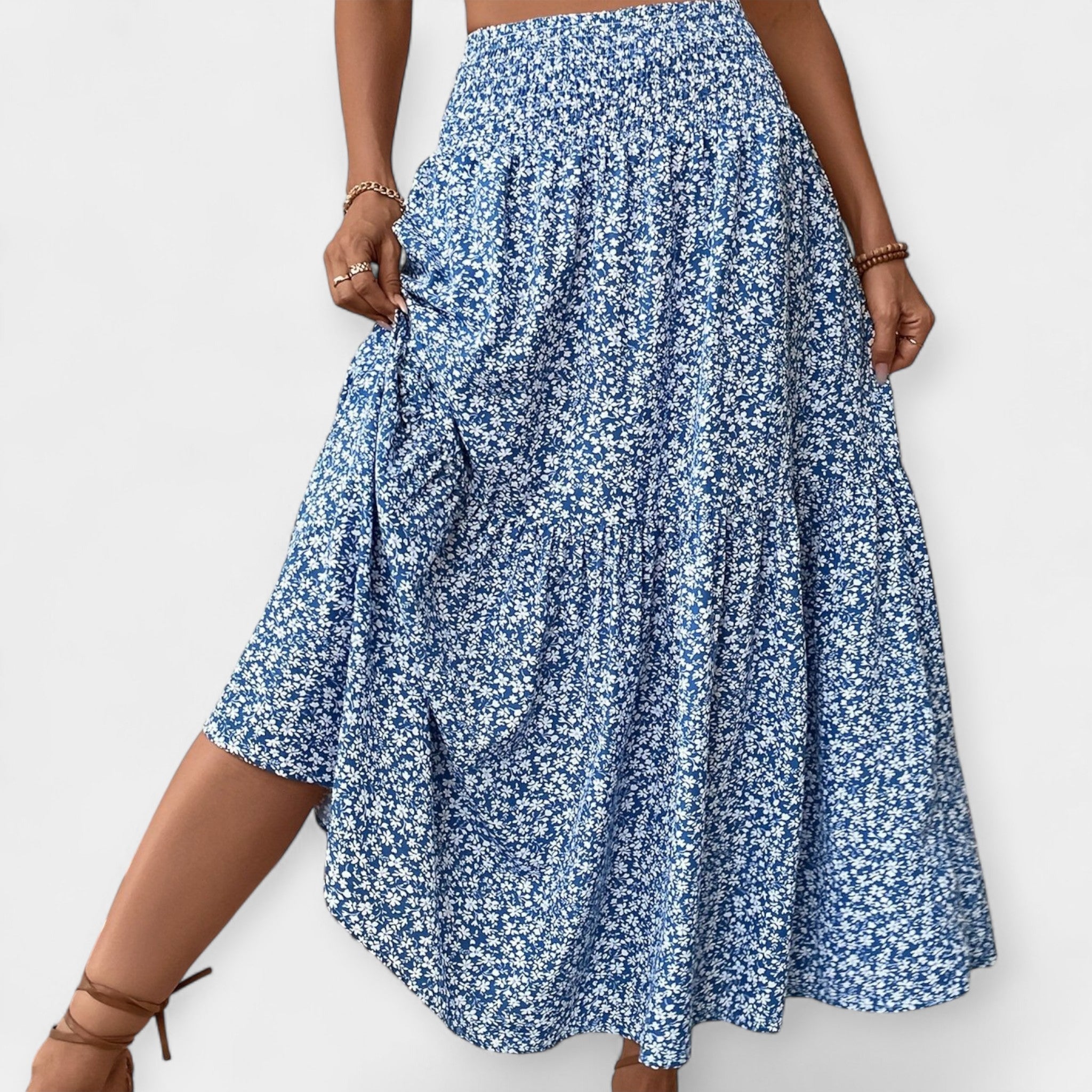 Floral Casual and Comfortable Skirt