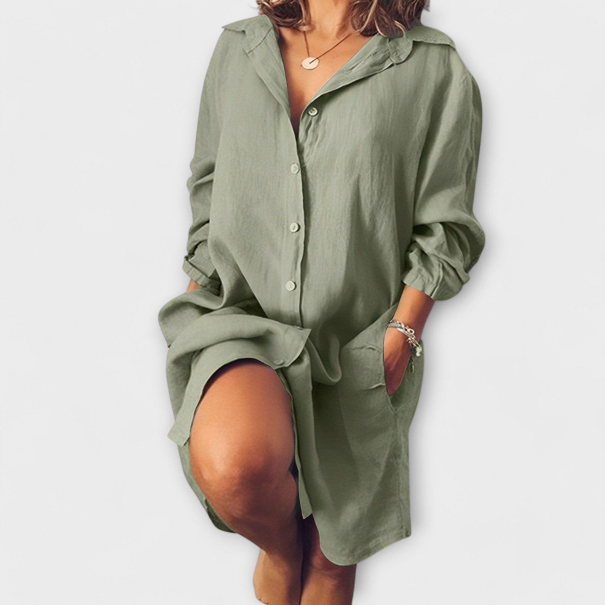 Casual Linen Blouse for Every Day