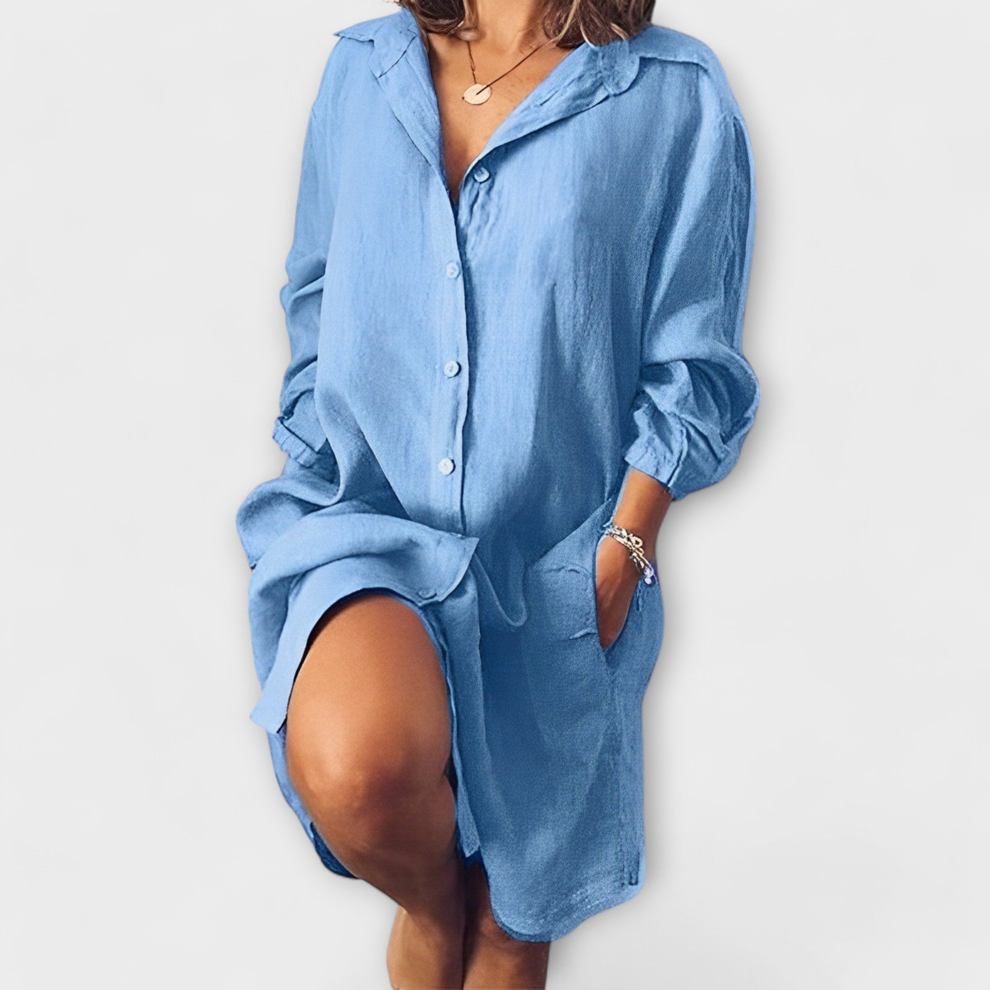 Casual Linen Blouse for Every Day