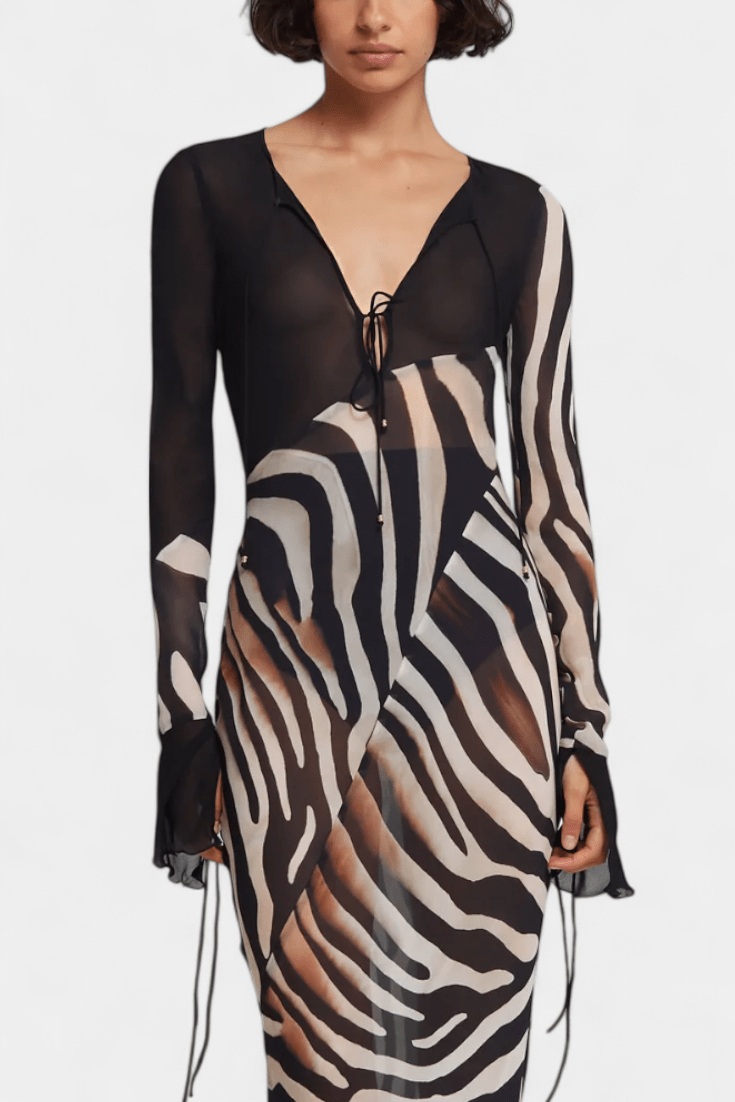 Gry | Zebra Dress