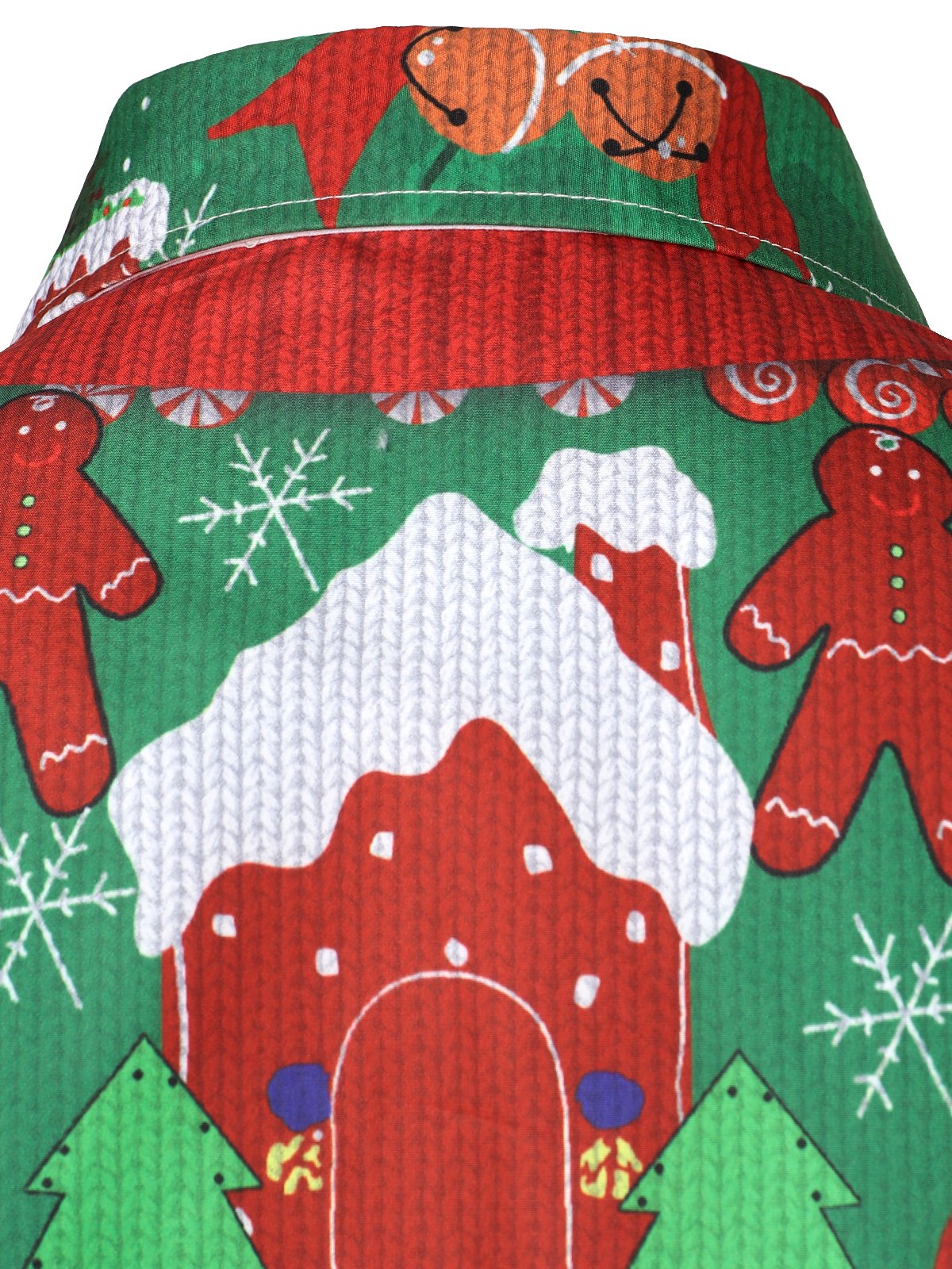 Herre's funny Christmas outfit holiday party ugly long-sleeve shirt