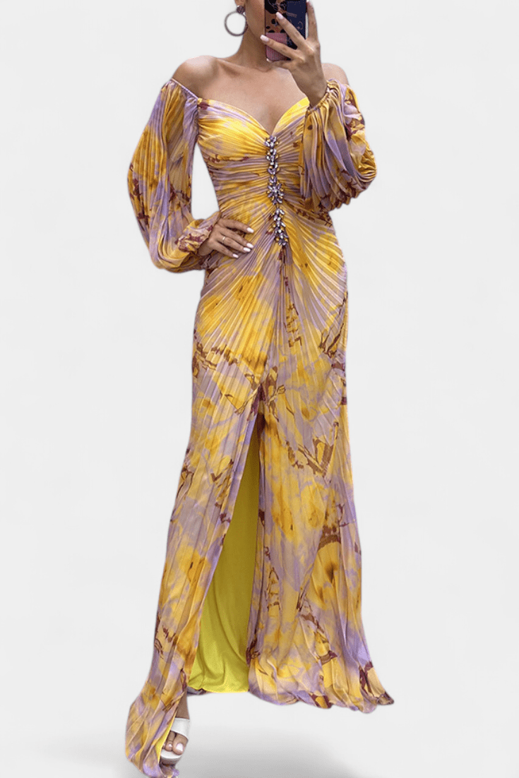 Kirstine | Pleated Maxi Dress