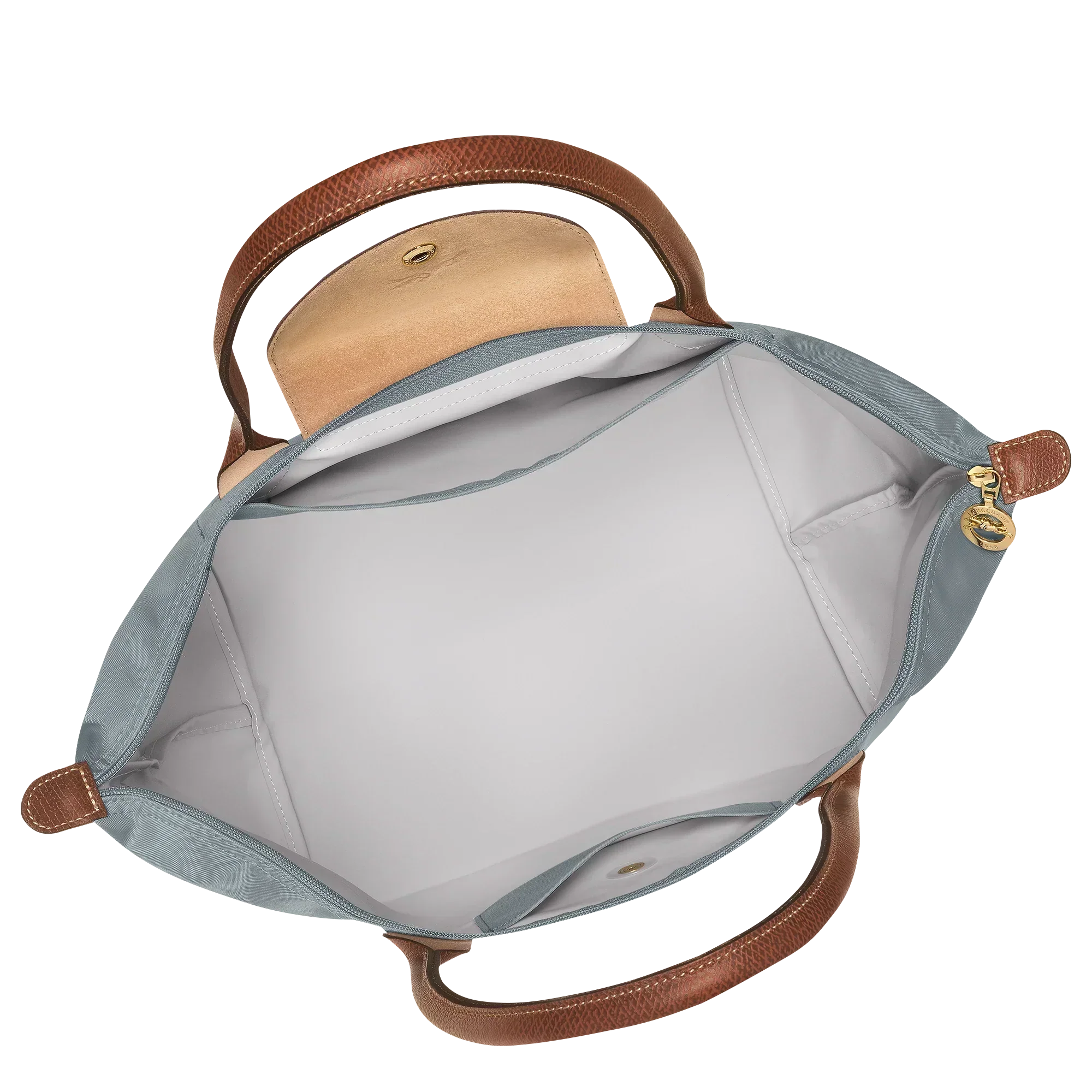 Longchamp - Large Le Pliage Bag, Steel