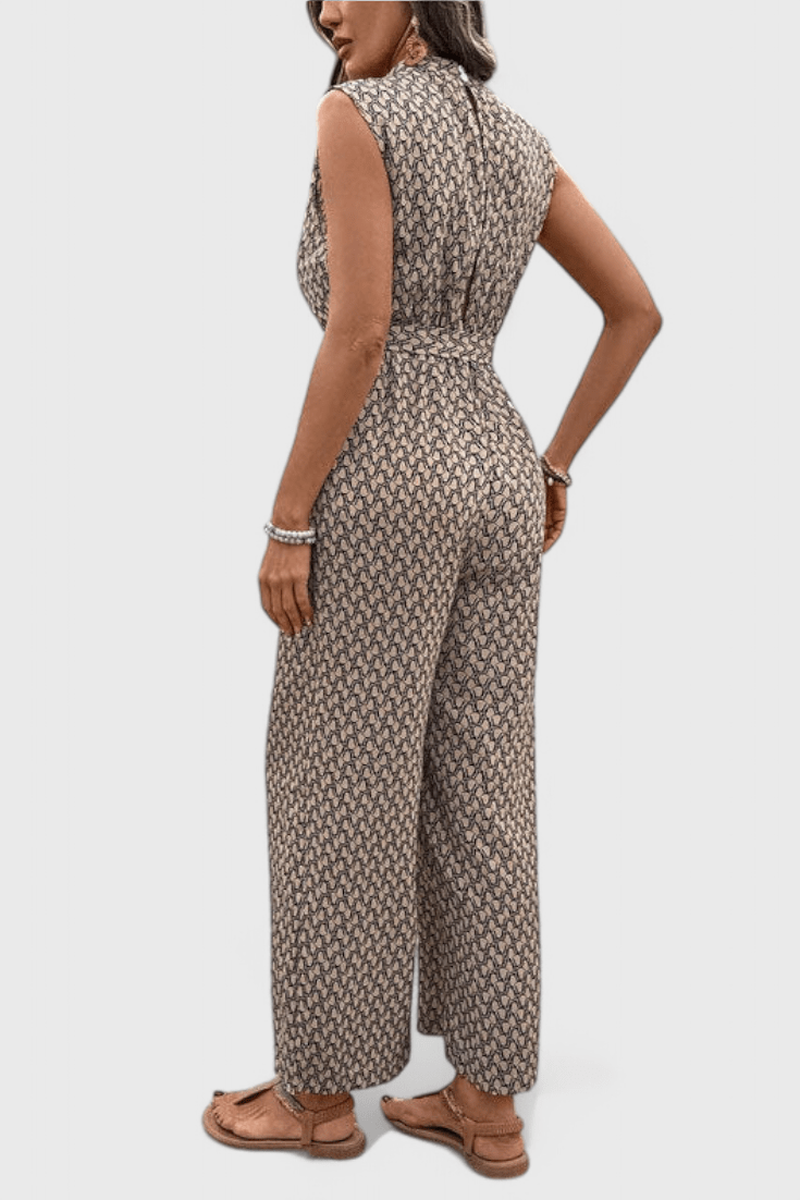 Marie | Geometric Jumpsuit