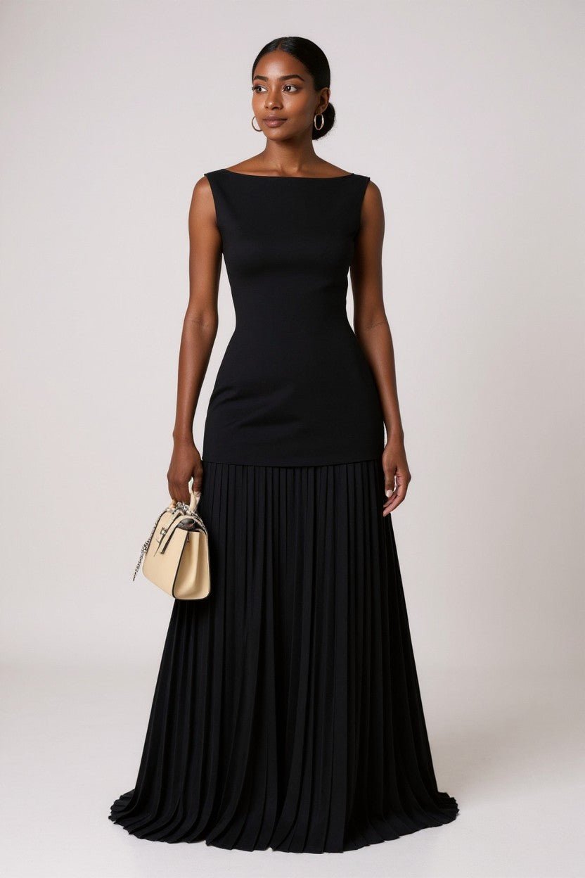 Olivia | Pleated Dress