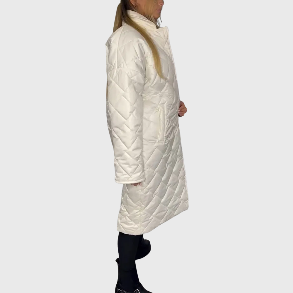 Reversible quilted coat