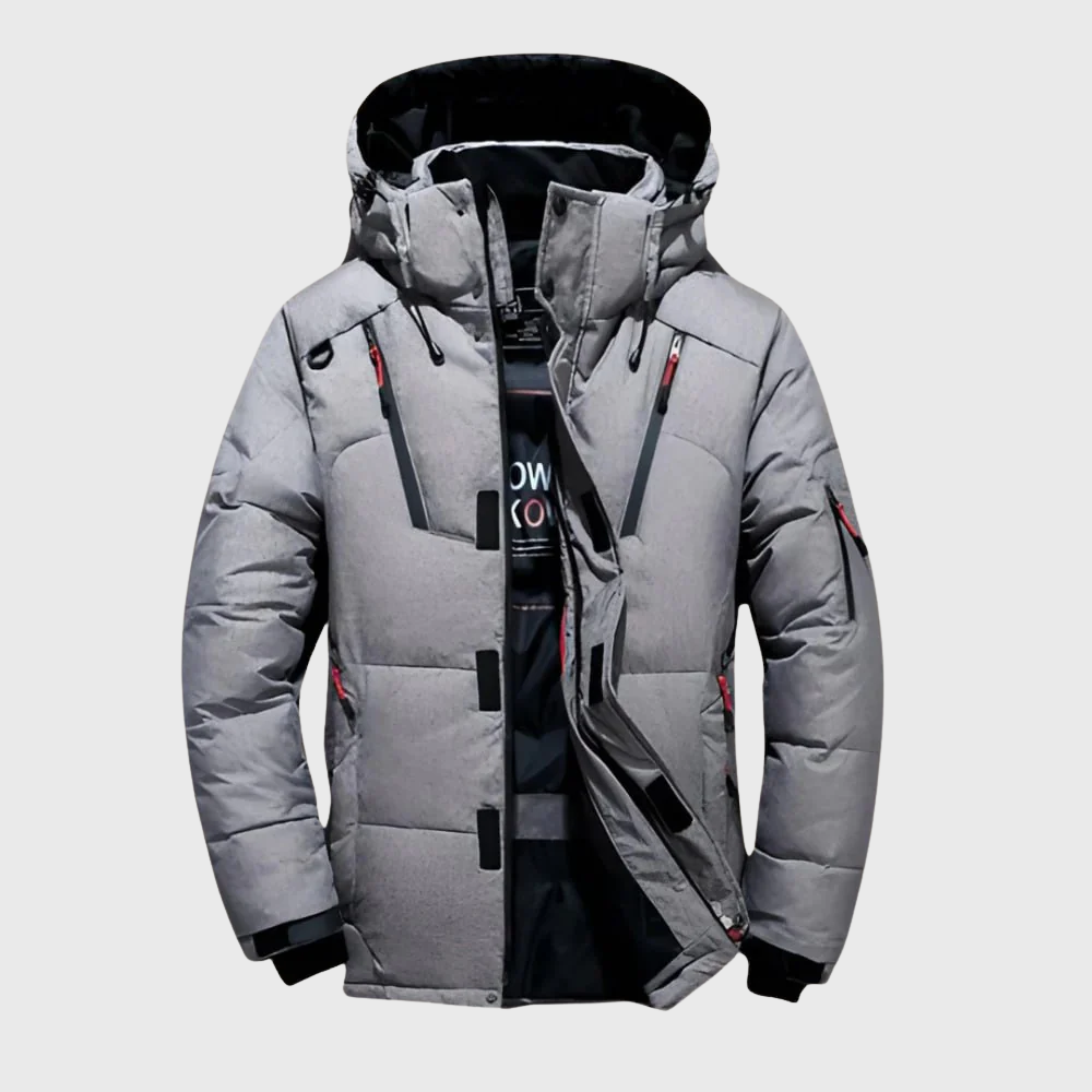 Weatherproof down jacket