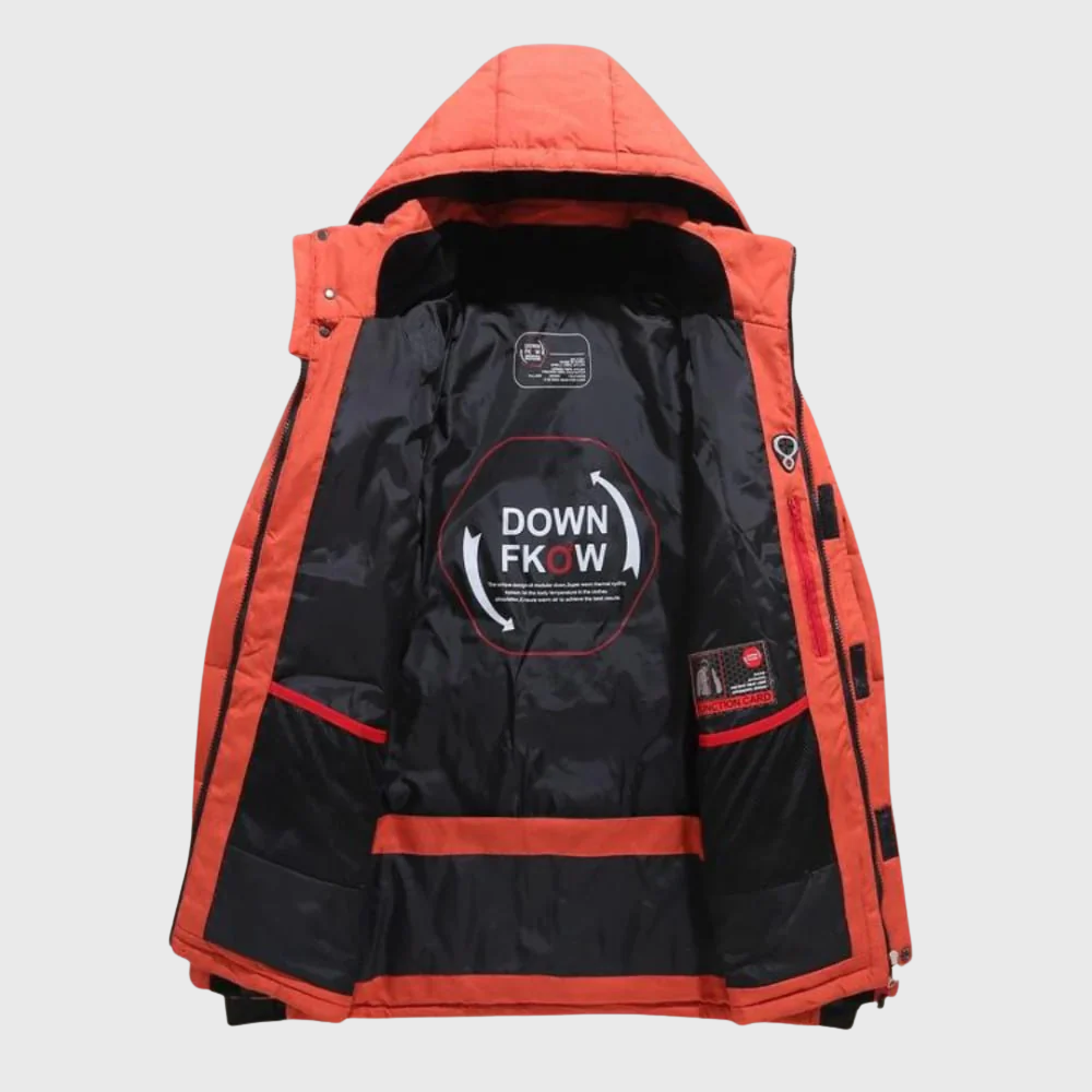 Weatherproof down jacket