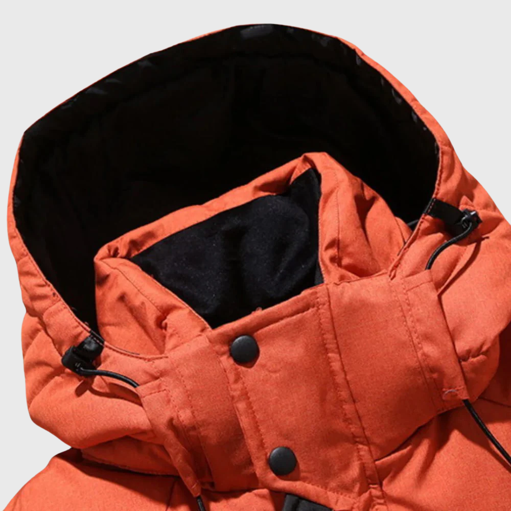 Weatherproof down jacket