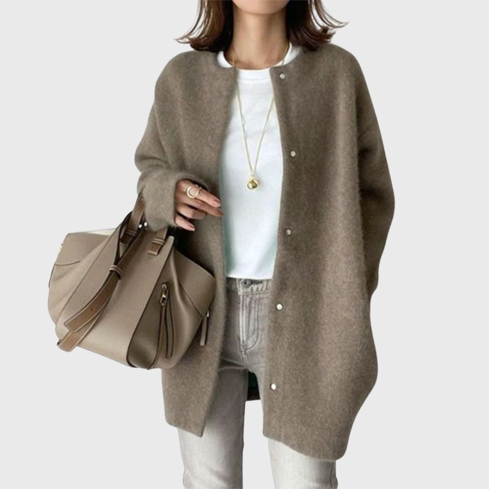 Chloé™ - Elegant Cashmere Cardigan
