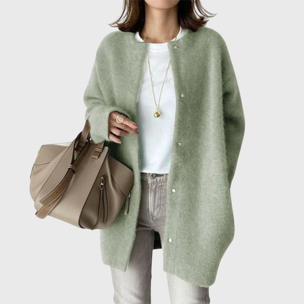 Chloé™ - Elegant Cashmere Cardigan