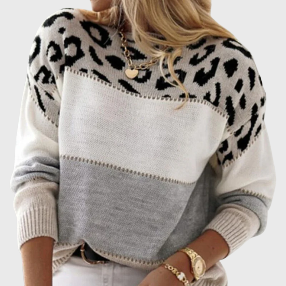 Chic Leopard Sweater