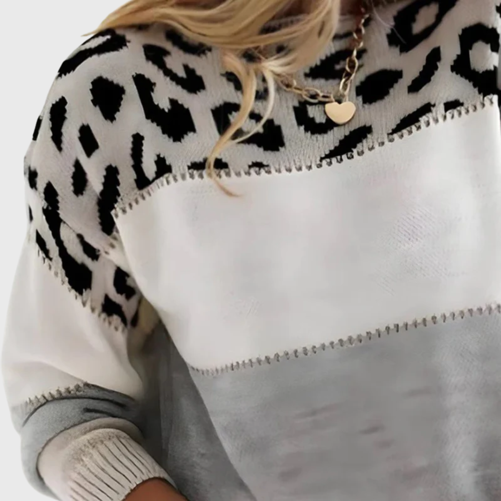 Chic Leopard Sweater