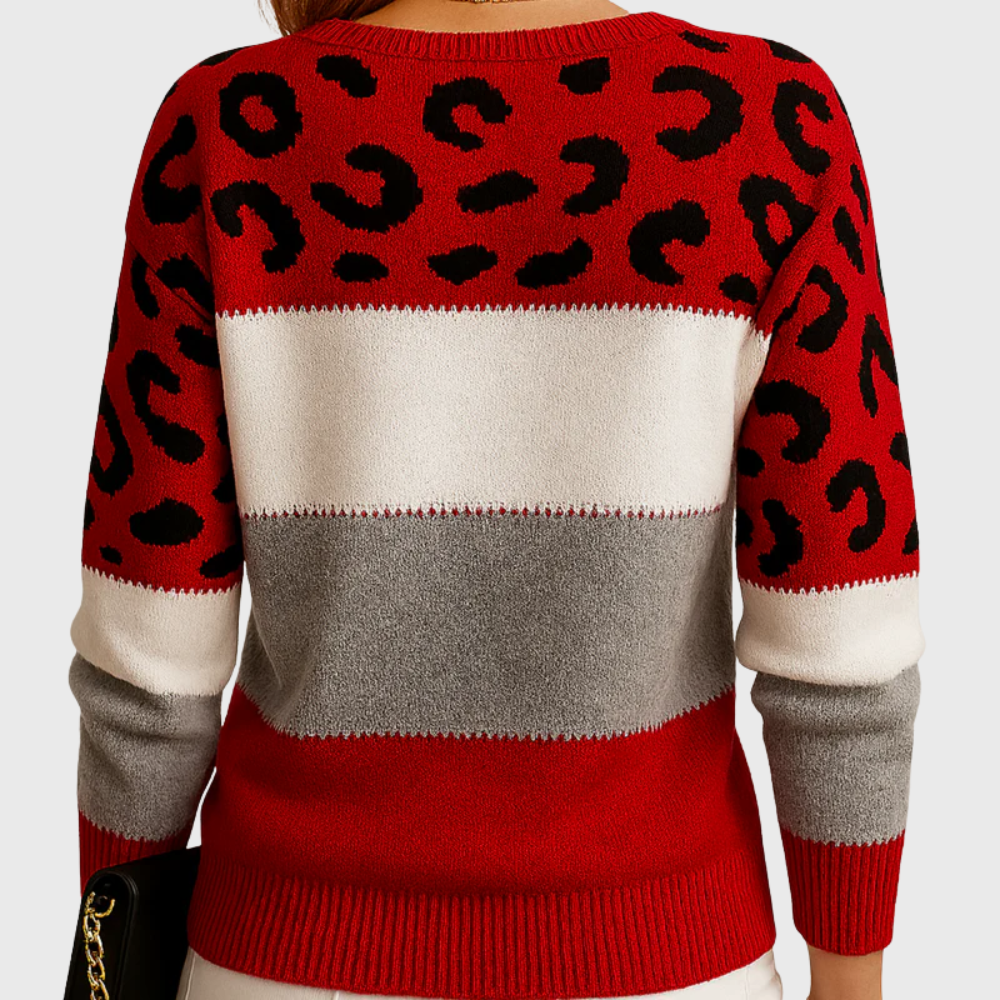 Chic Leopard Sweater