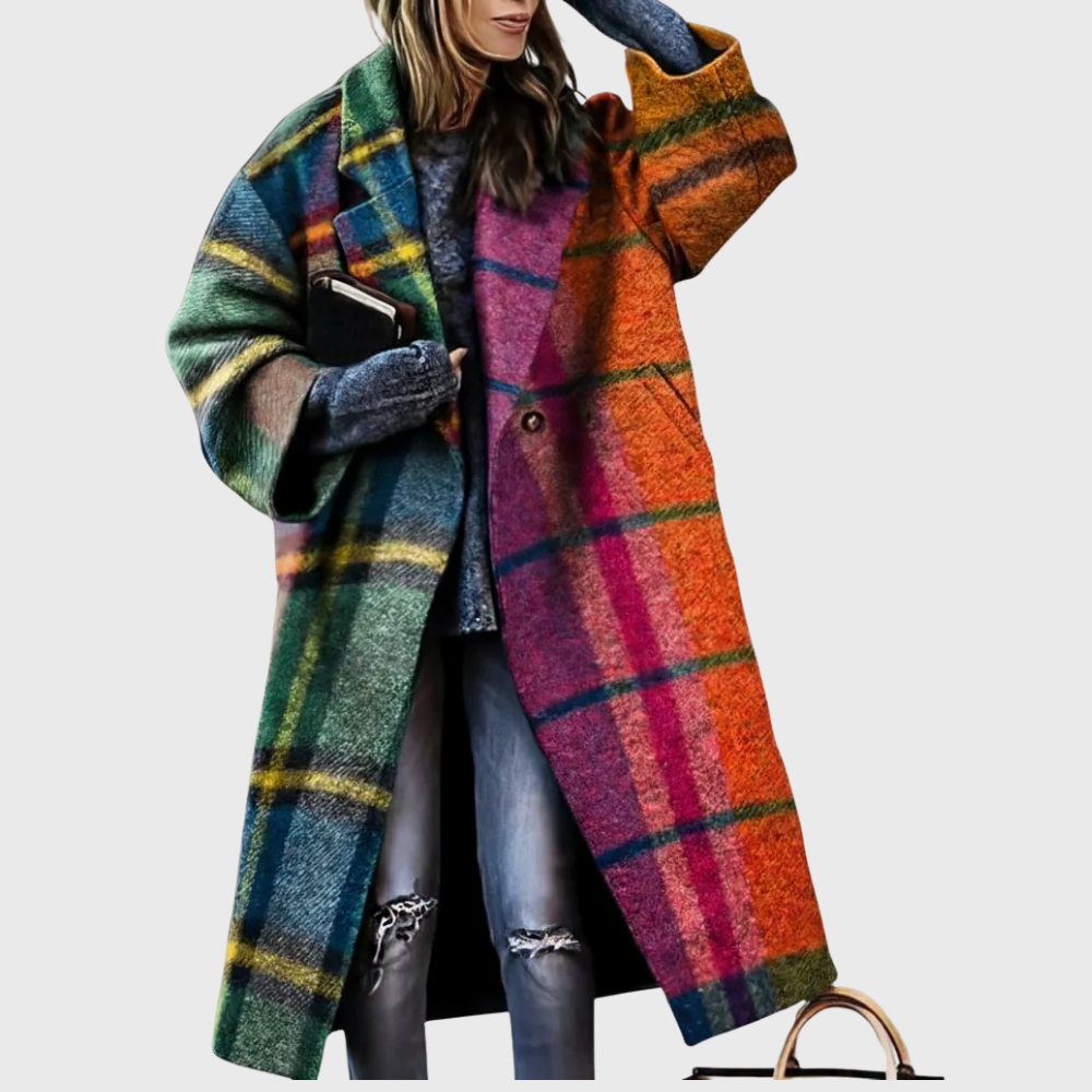 Oversized wrap coat
