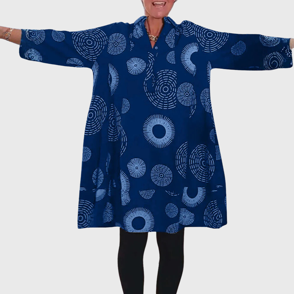 Long-Sleeved Shirt Dress