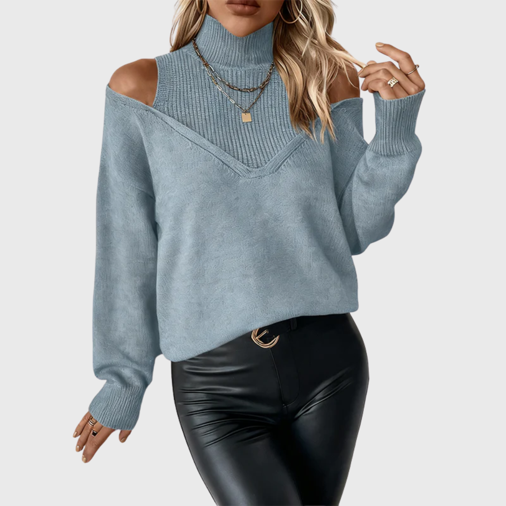 Stylish women's wool sweater