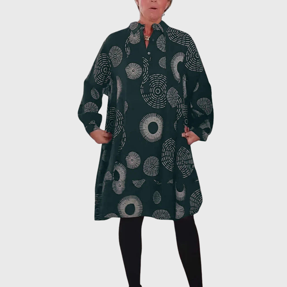 Long-Sleeved Shirt Dress