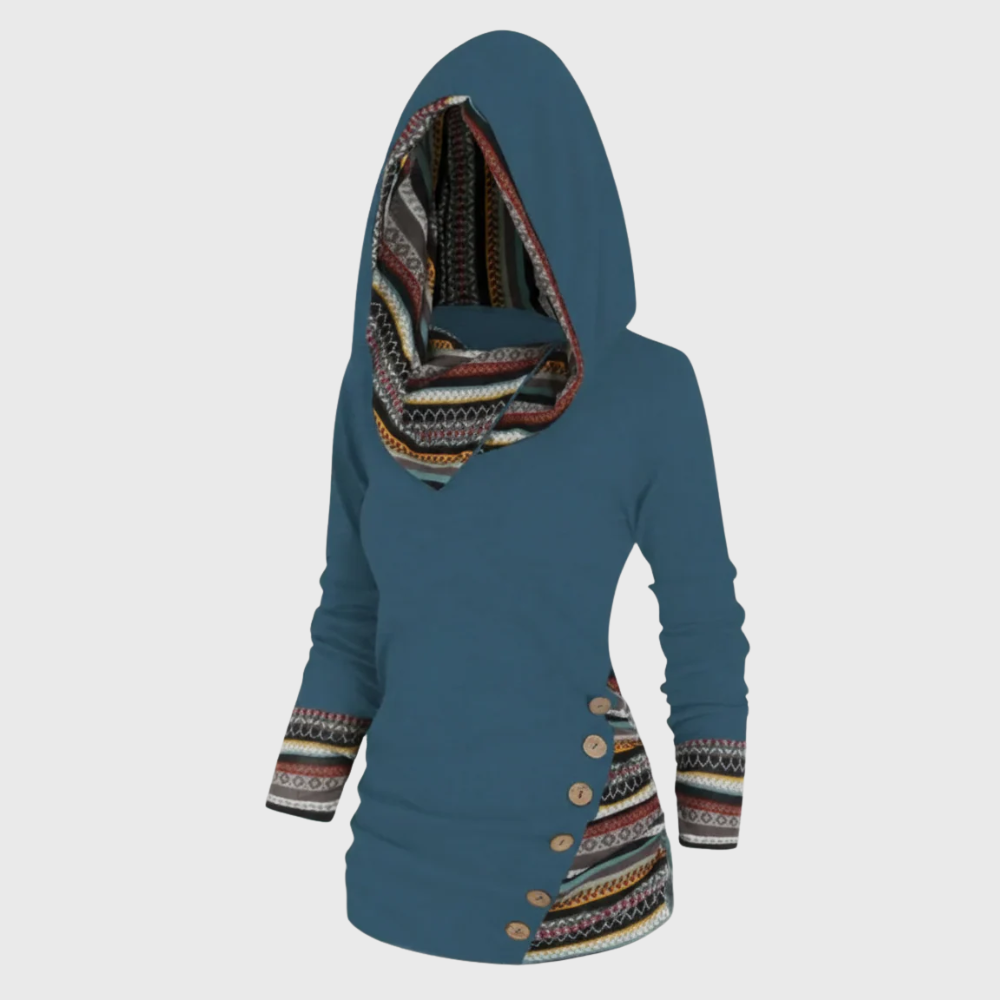 Casual Style Hooded Pullover