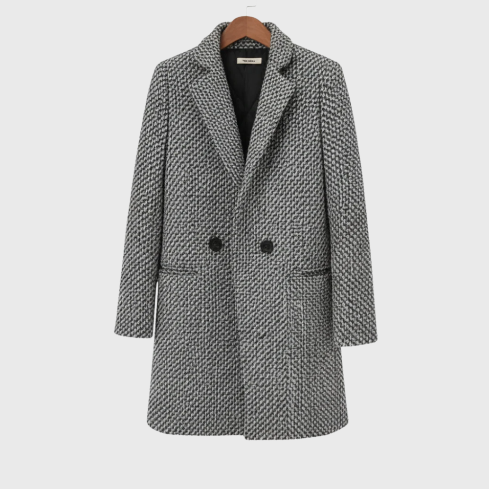 Warm wool jacket for winter