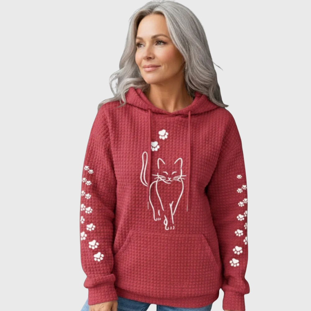 Long sleeve hoodie top