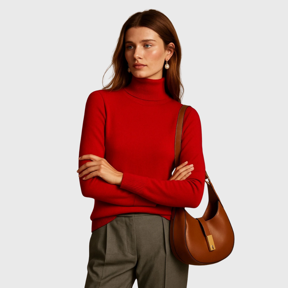 Cashmere turtleneck sweater