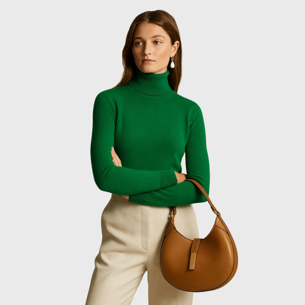 Cashmere turtleneck sweater