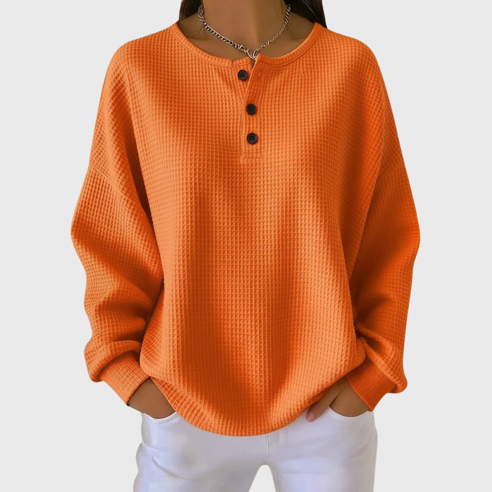 Single-Knit Crew Neck Sweatshirt