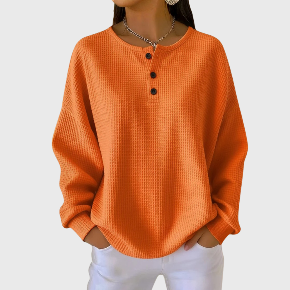 ANNA™ | STYLISH SWEATSHIRT WITH COLLAR