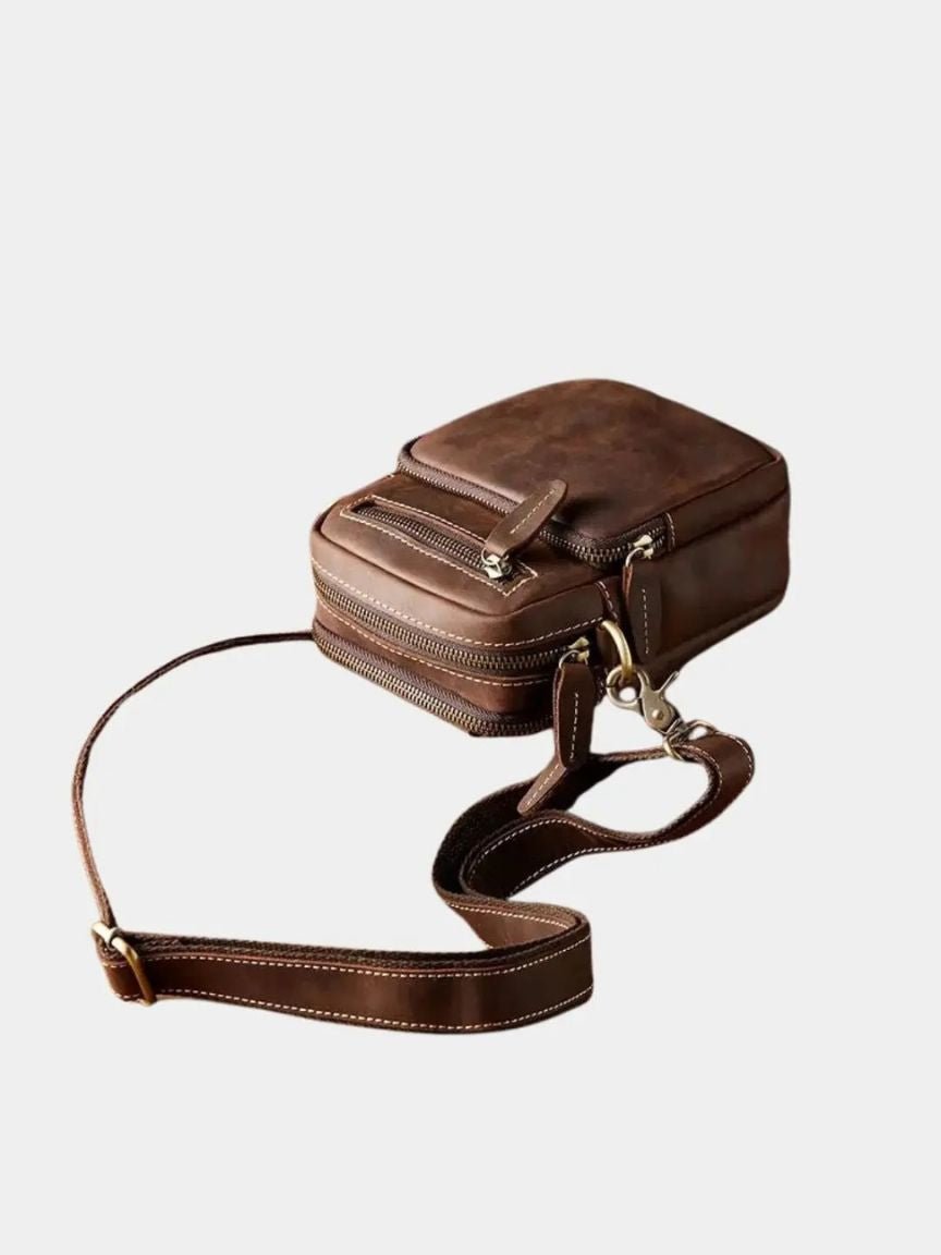 Rene™ | Retro Leather Shoulder Bag