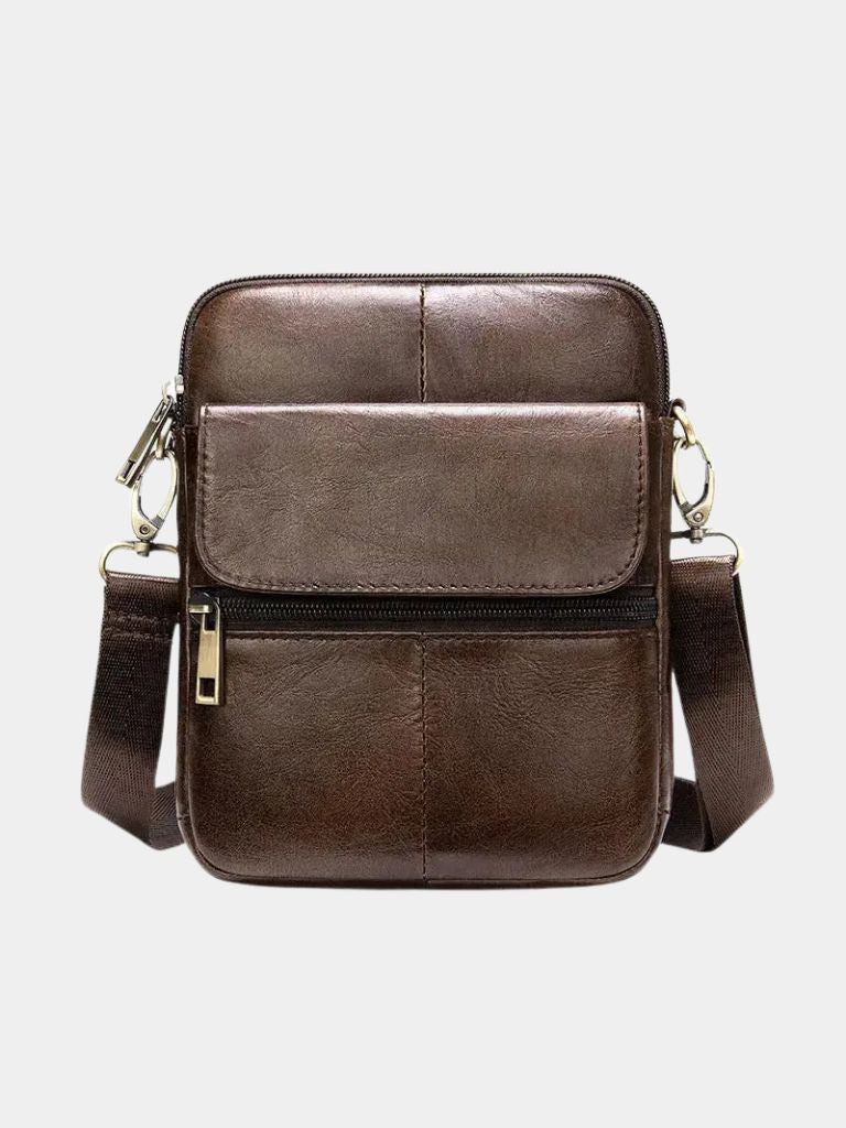 Tobias™ | Leather Crossover Bag