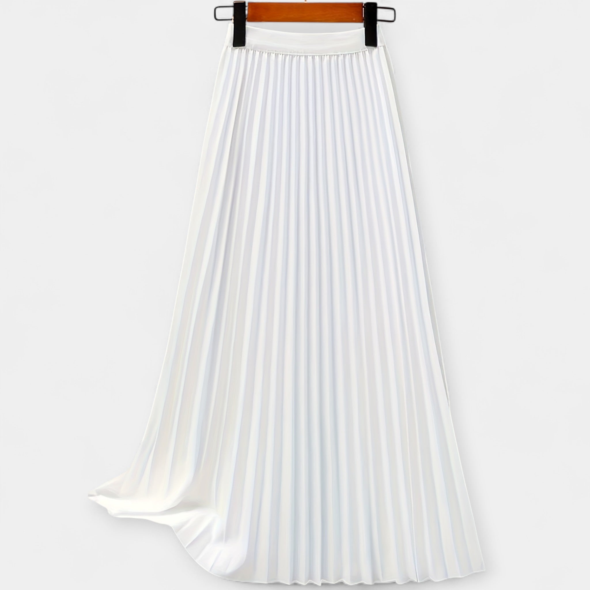 Long Pleated Skirt