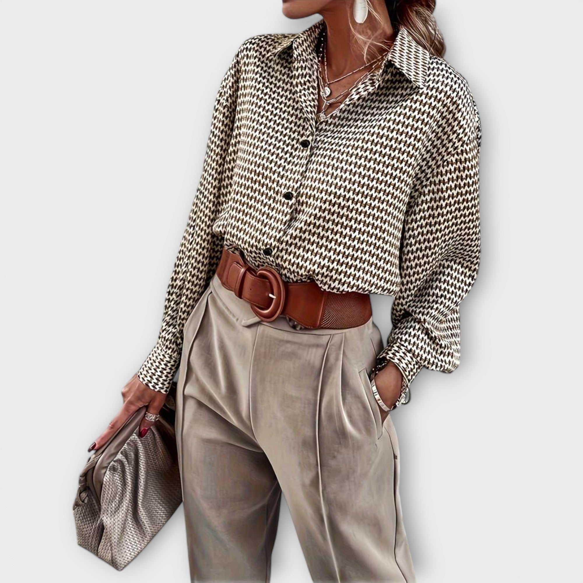 Ashley - Vintage Long Sleeve Blouse