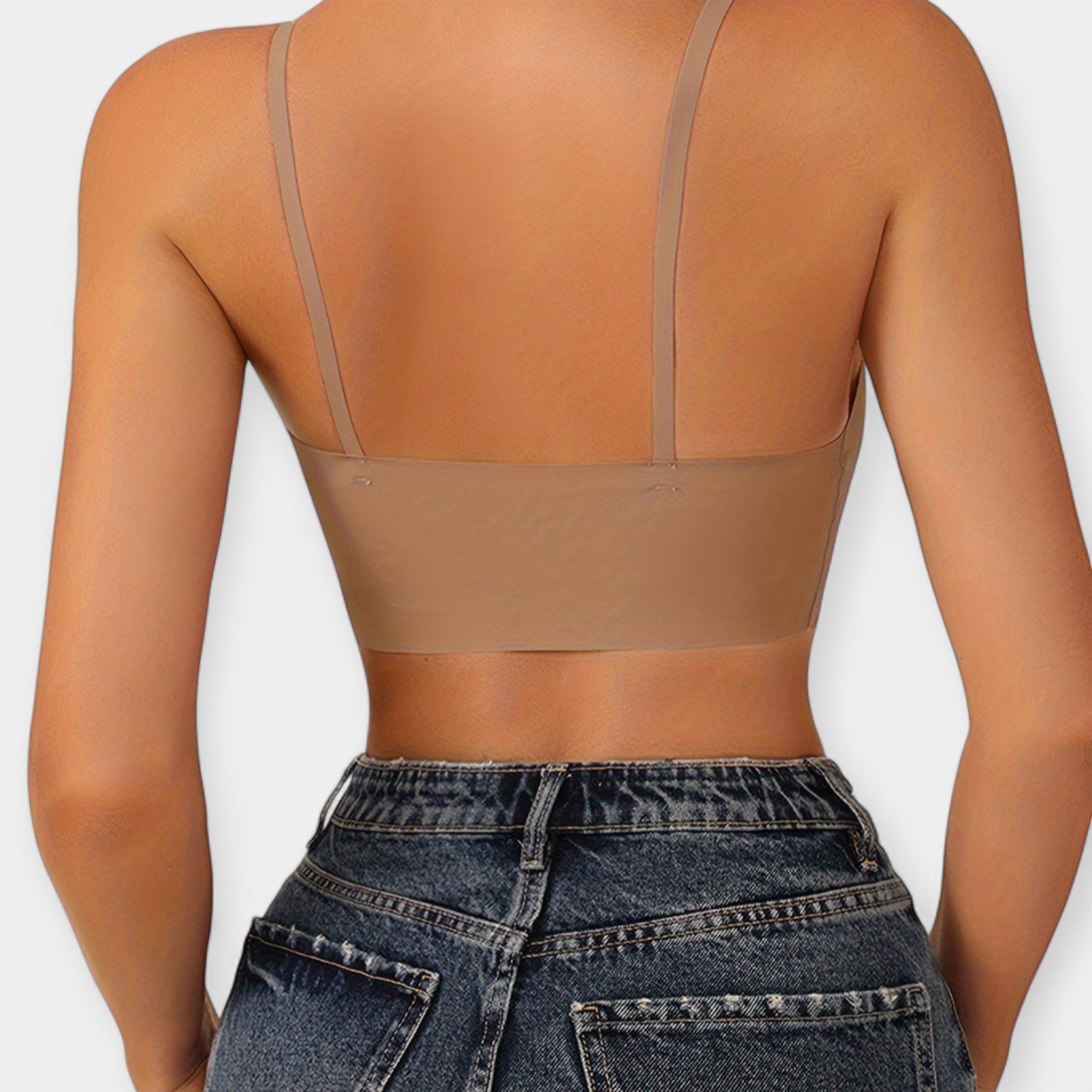 Wireless push-up bra