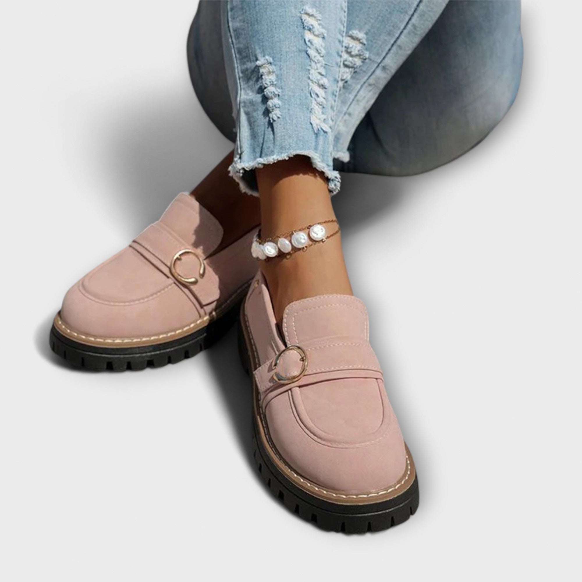 Lora™ | Casual Round Toe Moccasins