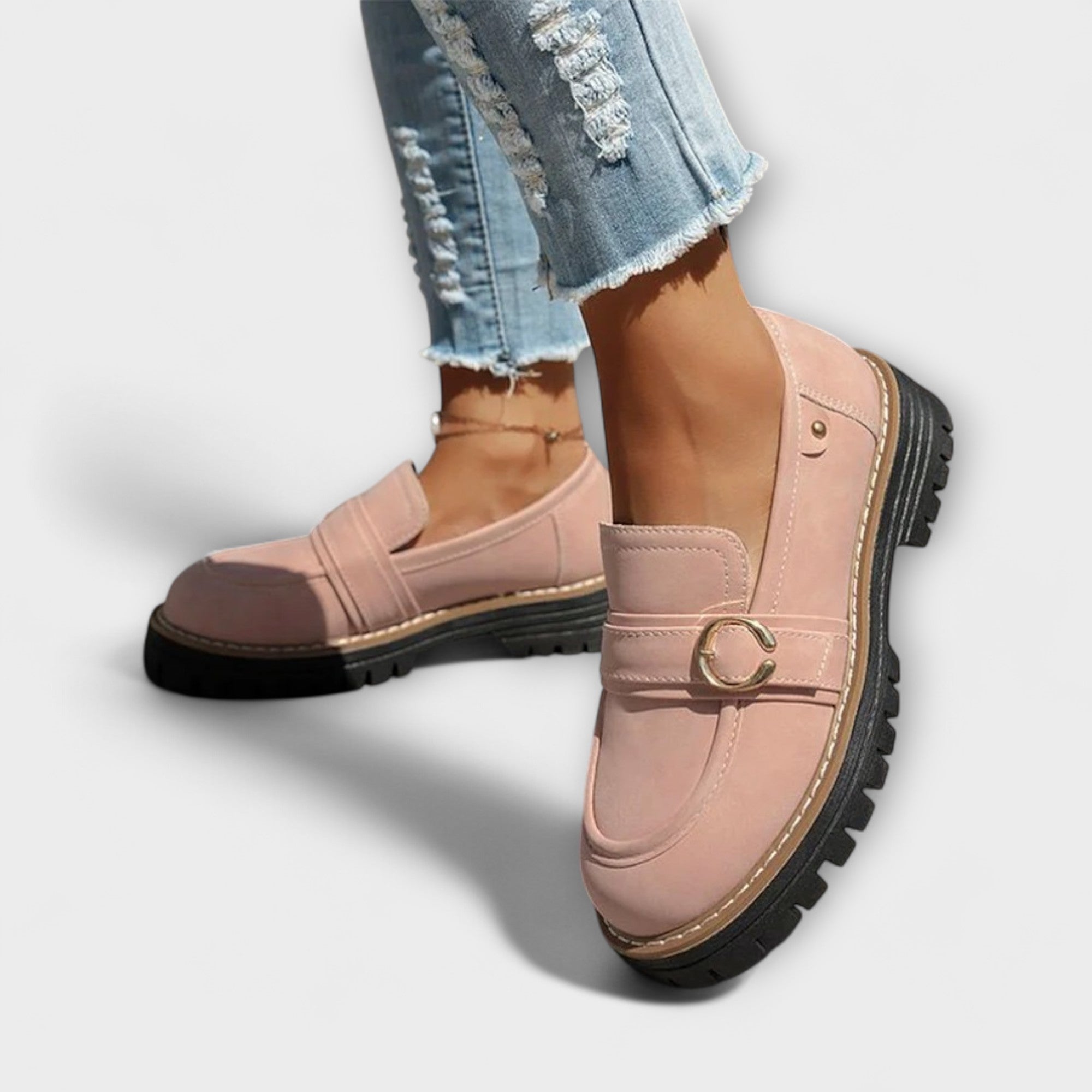 Lora™ | Casual Round Toe Moccasins
