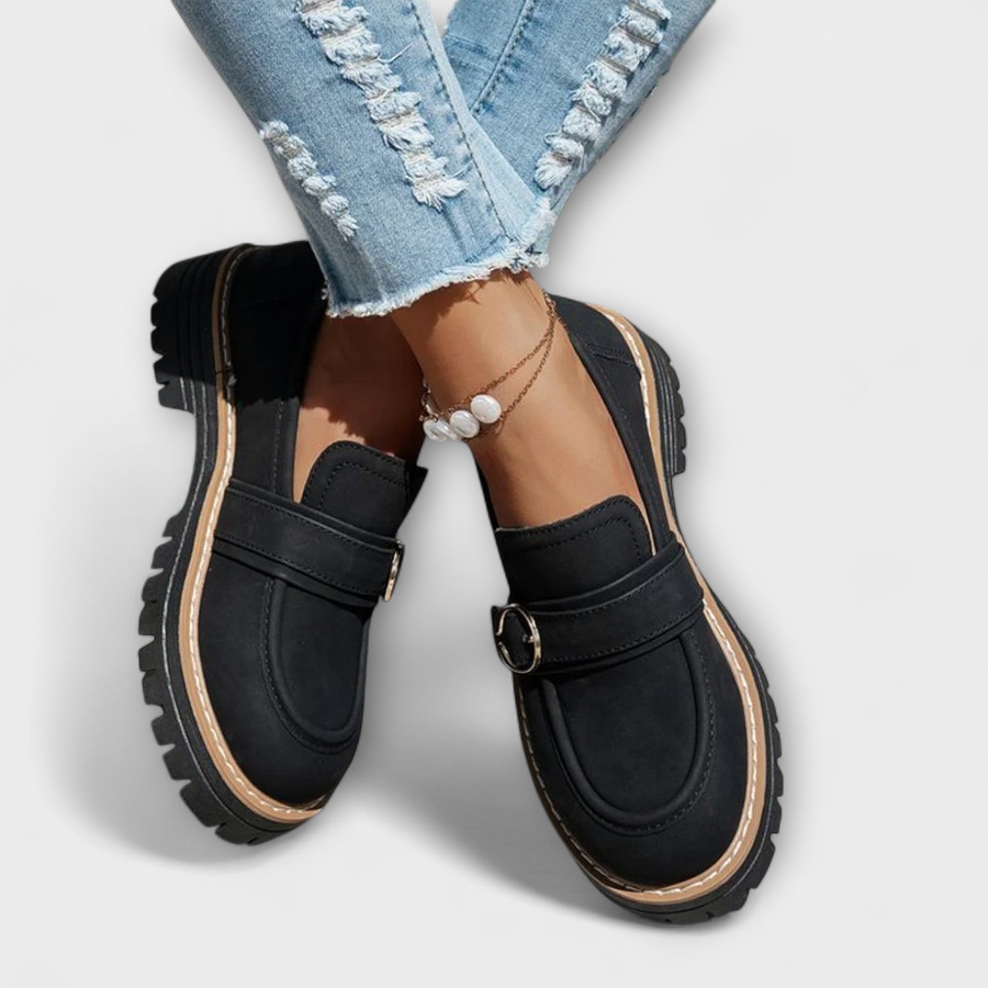 Lora™ | Casual Round Toe Moccasins