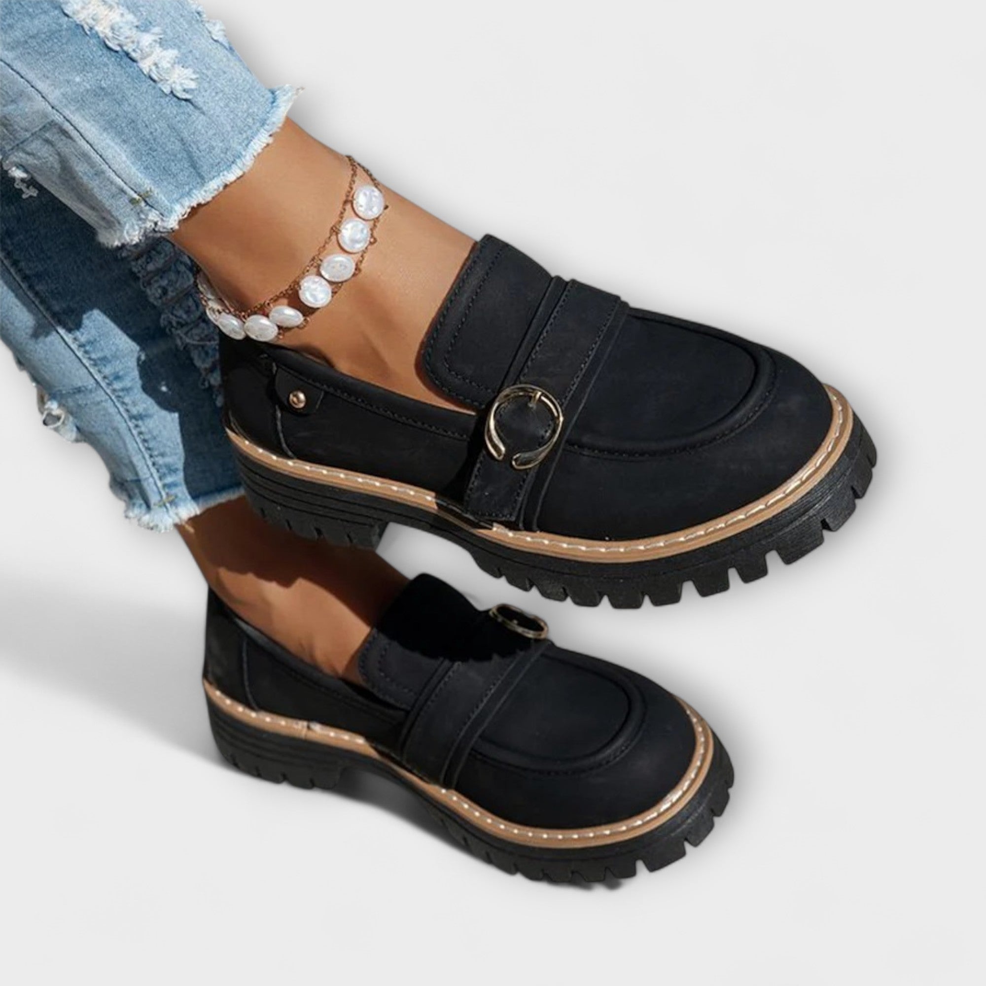 Lora™ | Casual Round Toe Moccasins