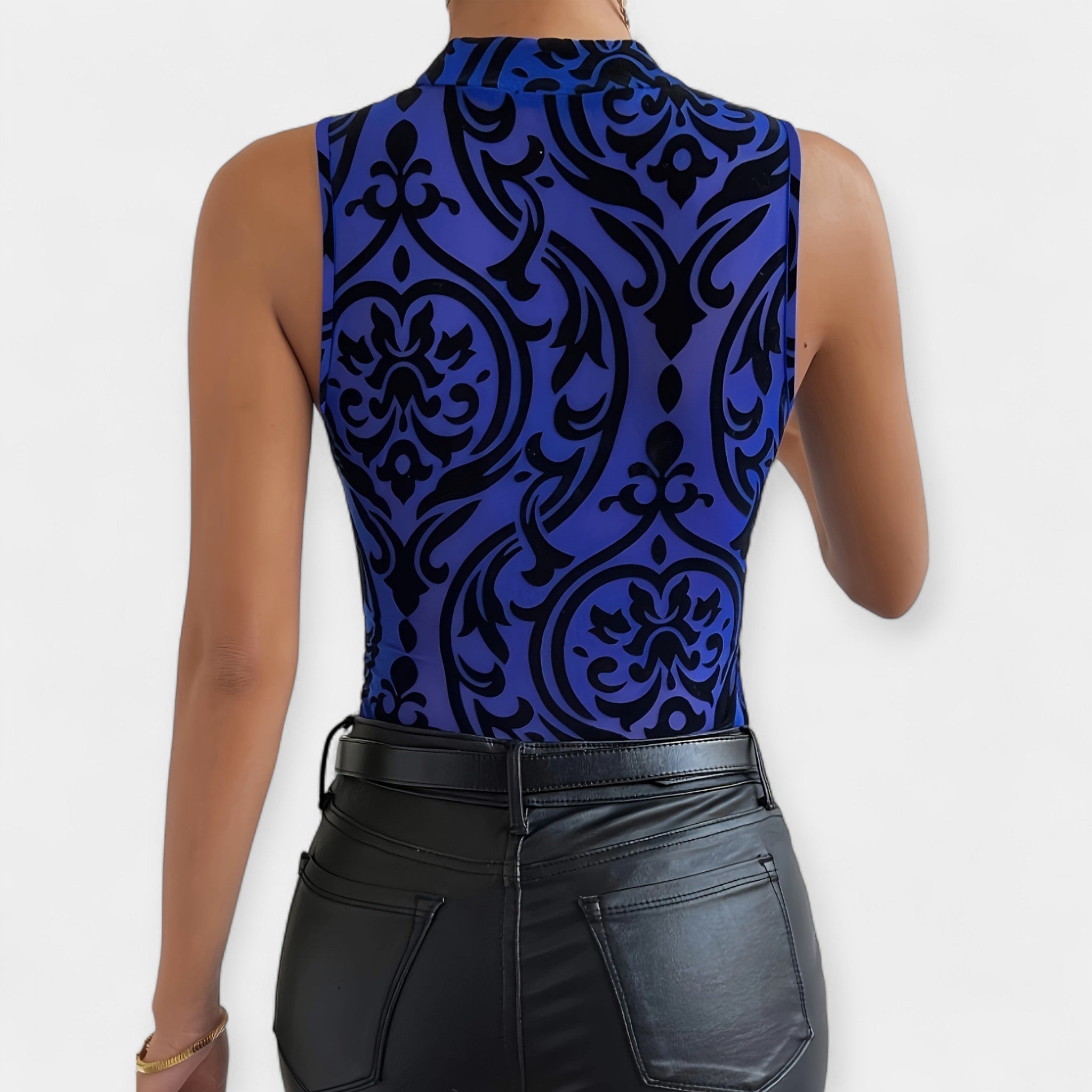 Crochet Geometric Bodysuit