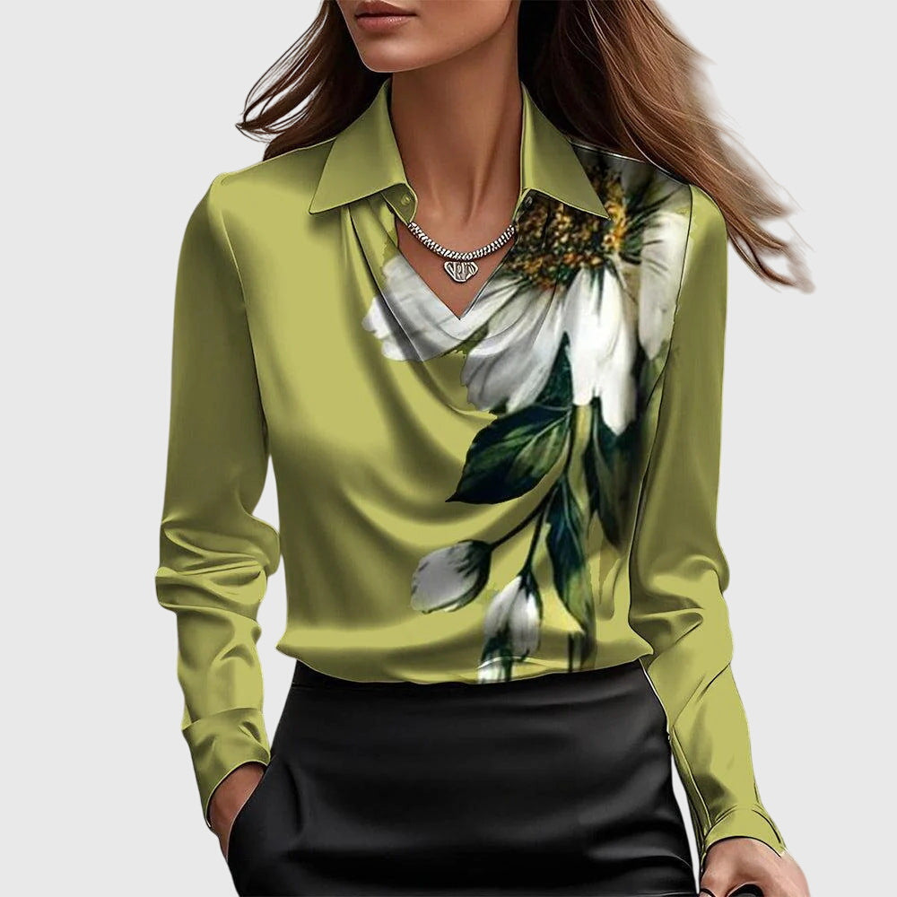 Elegant satin blouse