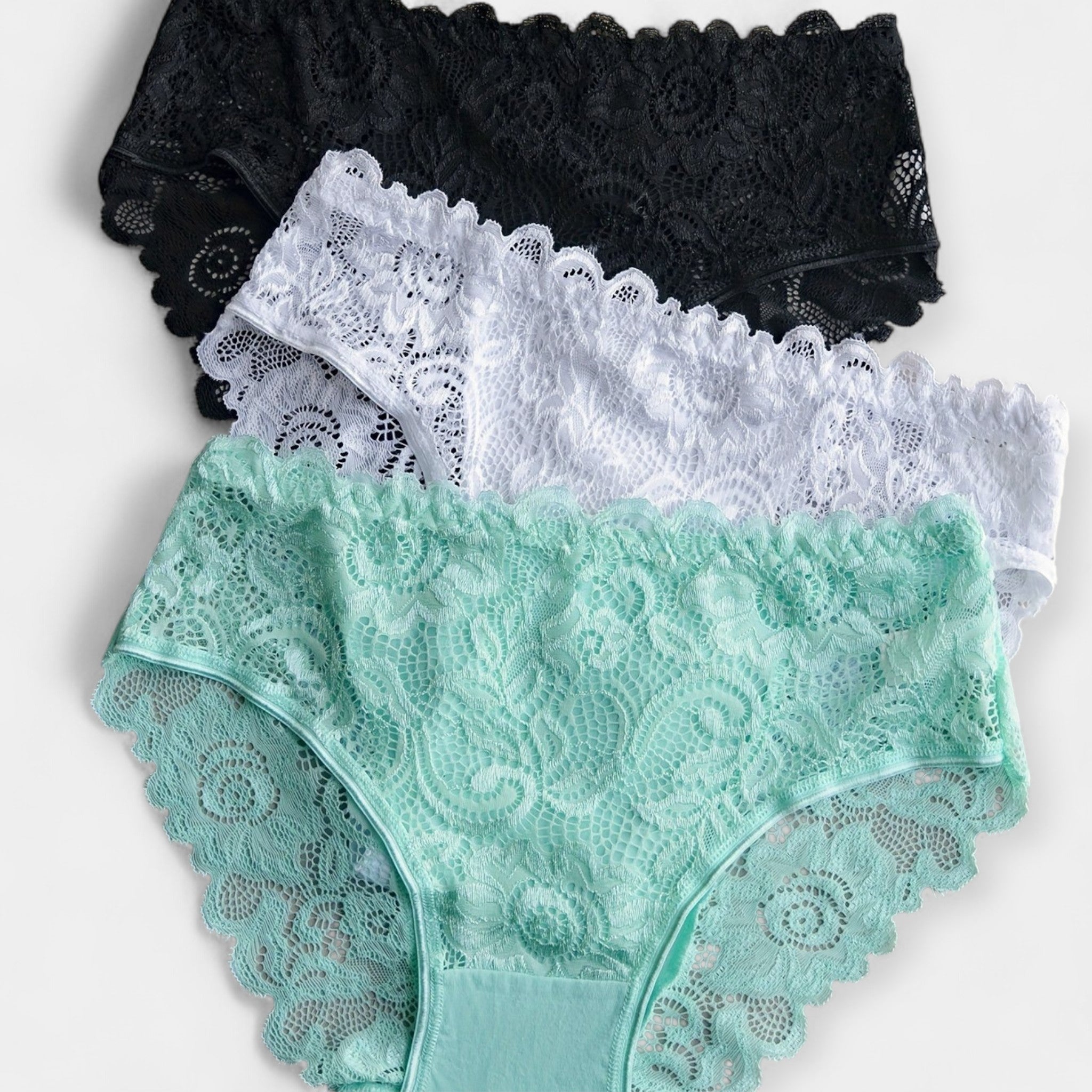 3-Pack Lace Briefs
