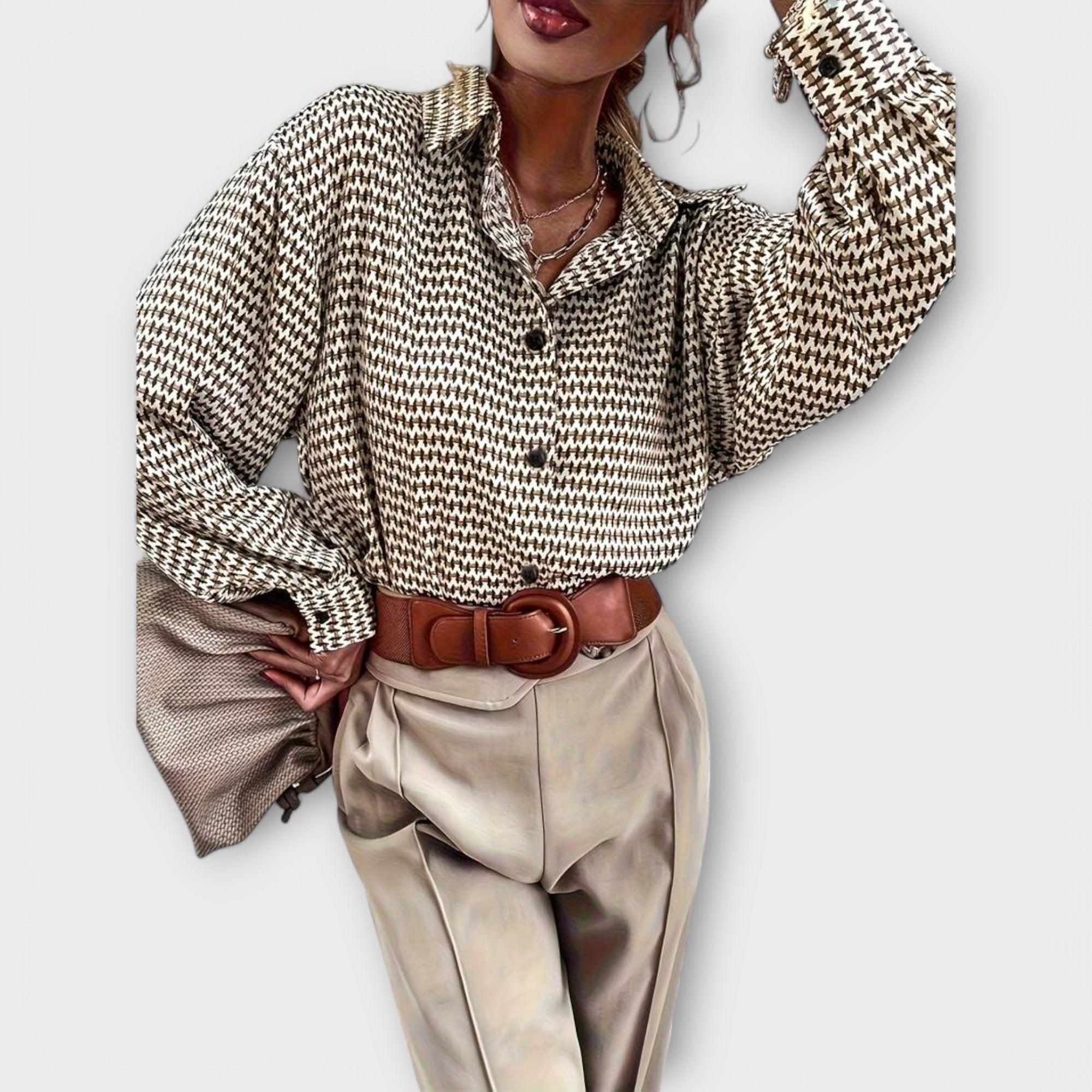 Ashley - Vintage Long Sleeve Blouse