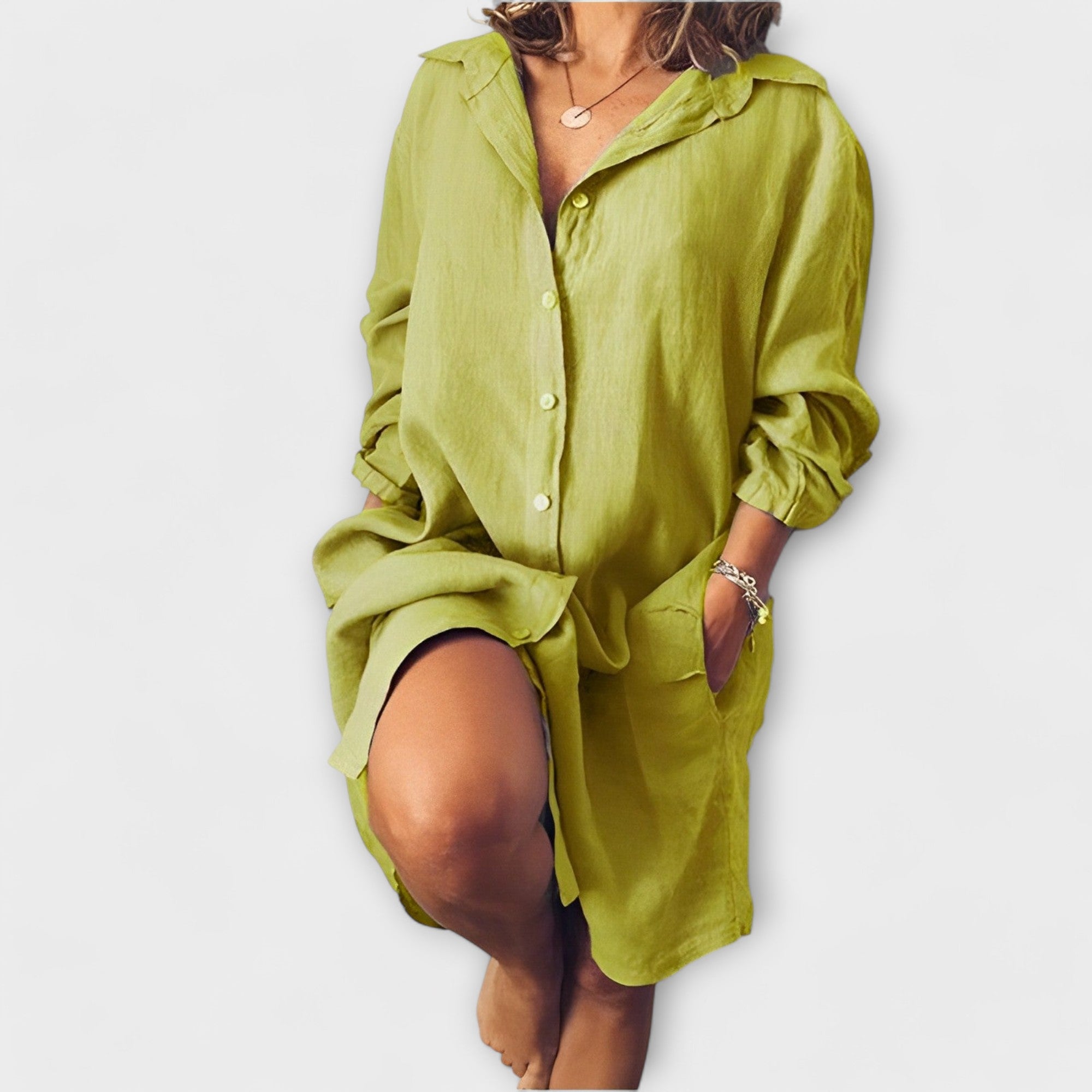 Casual Linen Blouse for Every Day