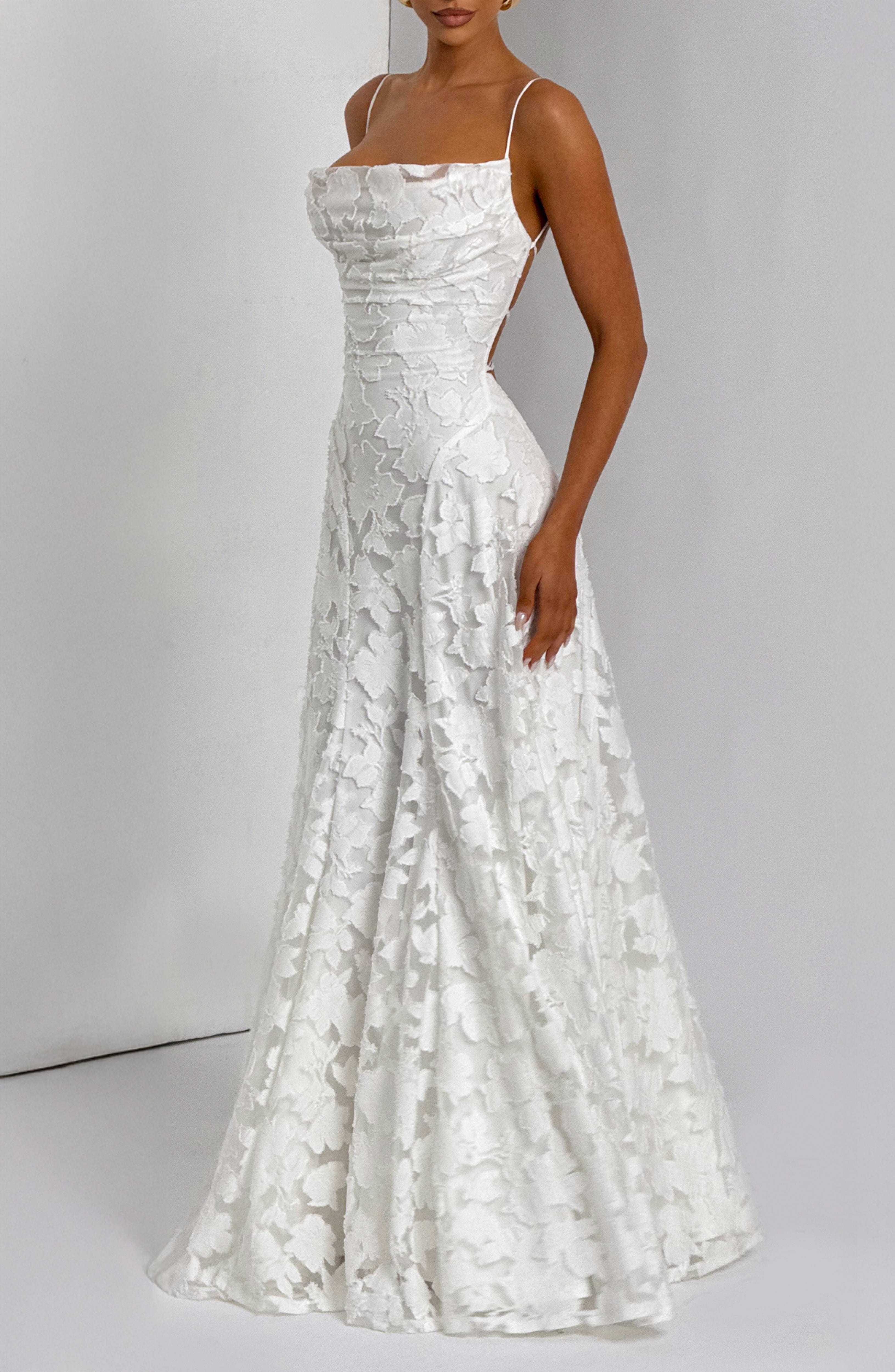 Alexander Saint Floral Maxi Dress