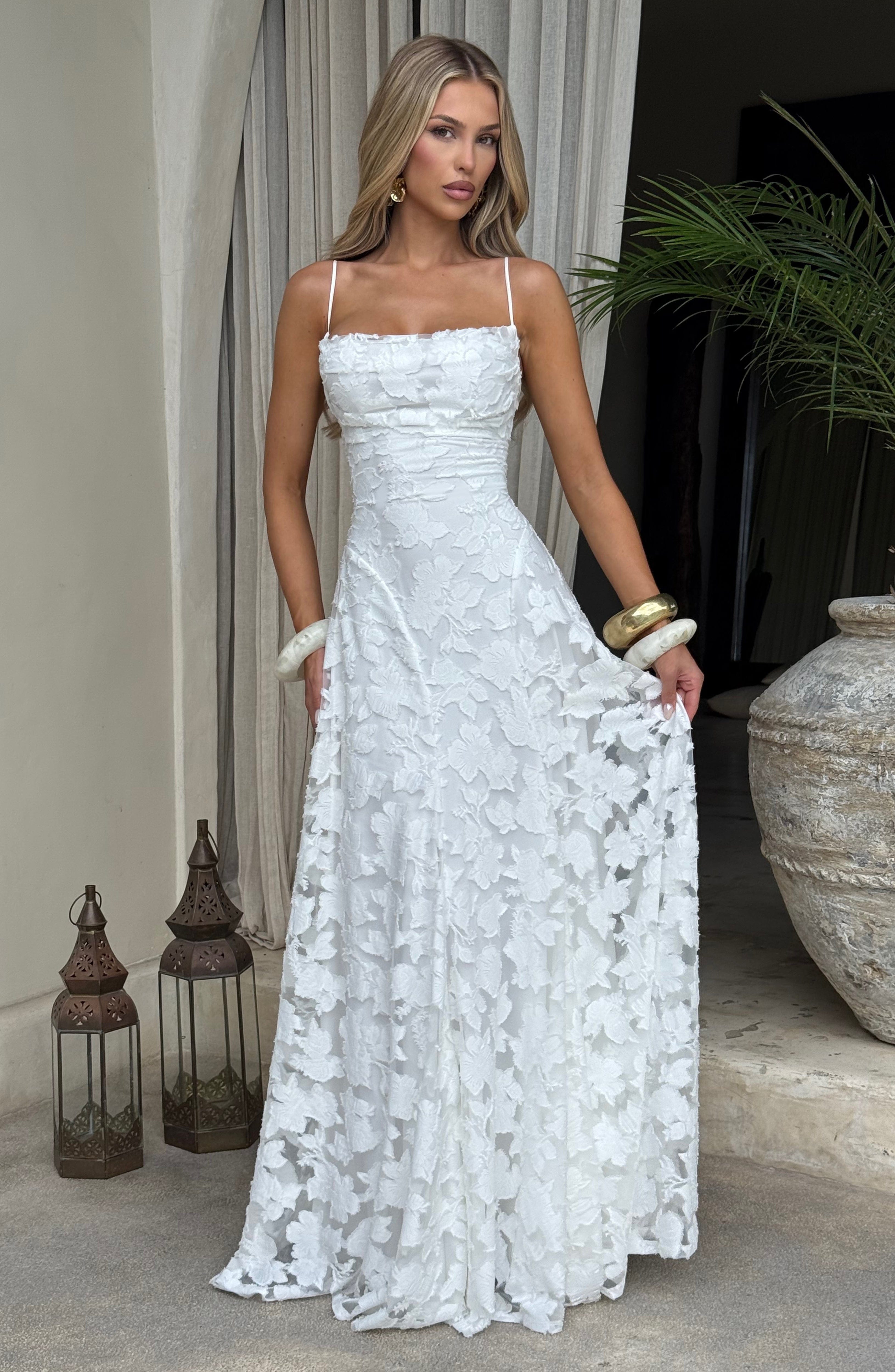 Alexander Saint Floral Maxi Dress